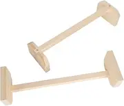 Chicken Perch Stand, 2Pcs Wooden Bird Wood Stand for Large Bird, Safe Pure Wood, Stable and Durable, Wide Application, Easy to Install, Great Addition to Any Coop Or Pen, Works