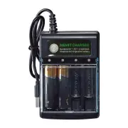 Battery Charger AA AAA 4-Slot USB AA Battery Charger Household Fast And Safe
