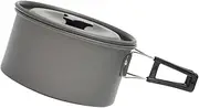 Abaodam 1 Set Portable Camping Cookware Non Stick Outdoor Cooking Pot for Hiking Picnic and Travel Lightweight High Temperature Resistant for Preparation