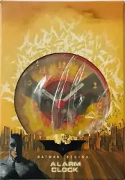 DC COMICS BATMAN BEGINS ALARM KID CLOCK 4.5in RETRO STYLE NEW IN BOX RARE