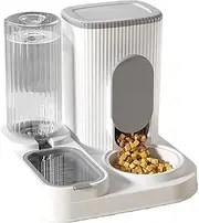 Automatic Cat Feeder,Dog Feeder Automatic Cat Food Dispenser - 2 in 1 Food Bowl Water Bowl Large Capacity Container Pet Supplies, Feeding Station for Small Medium Large Breed