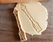 Arrow Bow Legendary Quiver Weapon Medieval Fantasy RPG Magic Cookie Cutter
