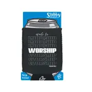 Made To Worship Jesus God Christian Funny stubbie holders Stubby Holder