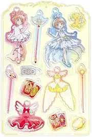 Tees Factory CS-5581305SA Cardcaptor Sakura Character Plate Watercolor Card H 5.5 x W 3.5 x D 0.1 inches (14 x 9 x 0.3 cm)