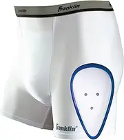 [Franklin Sports] Adult Compression Short With Cup