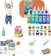 Twisting Mat Game, Activity Mat Floor Game, Board Games Activity Mat, Twist Poses Large Mat, Water Toy Kit, Colorful Handmade Aqua Fairy Toy for Kids, 25.5x17.5x8cm