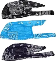 [BESTYASH] Baotou Chemotherapy Cap Cycling Hat Chemo Caps Pirate Hat Headscarf Men Hats Women's Hats & Caps Skull Cap Beanie Bicycle Helmet Patient Chemo Headwear Cycling Pirate Headwear