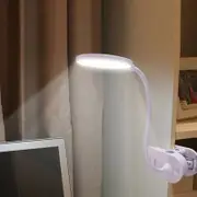 Usb Rechargeable Clip Led Table Lamp Dimmable Touch White Reading Lights