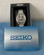 Seiko 5 Sports Collection Black dial, Diamond cut indices Watch for Men SRPK89