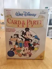 Walt Disney Card & Party Shop by Bantam Software for Apple II+,IIe,IIc,IIgs 1986