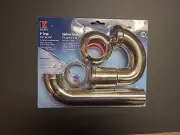Keeney K400BN 1- 1/2 or 1- 1/4 Brushed Nickel P Trap