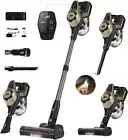 Cordless Stick Vacuum, 30Kpa Suction, Smart Display, 55Min Runtime, for Pet Hair
