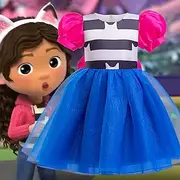 Gabby's Dollhouse Gabby Dress Tutu Tulle Dresses Adventure Movie Princess Movie Cosplay for Girls' Kids Halloween Carnival World Book Day Performance Education