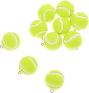 [SMASOLO] Diy Jewelry Making Pendants Pcs Mini Tennis Charms Ball Charms for Bag Keychain Earring