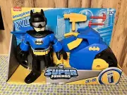 Imaginext DC Super Friends Batman XL Figure and Bar Cycle Vehicle Playset