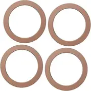 GRIRIW 2 Pairs Car Speaker Insulation Ring High Density Speaker Spacer Adapters for Optimal Sound Quality Easy Installation for Cars Boats Trucks and Rvs