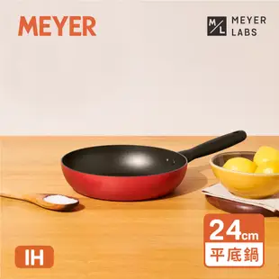 【MEYER 美亞】IH導磁陶瓷不沾平底鍋24CM - BAUHAUS革新系列