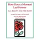 How Does a Moment Last Forever (from Beauty and the Beast): Arranged for Harp