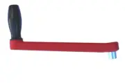 250mm TITAN PRIMARY SINGLE GRIP FLOATING YACHT WINCH HANDLE - NON LOCKING RED