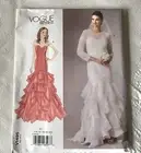 UNCUT*VOGUE 1495 *Evening Dress, Sz 14-22 Pattern