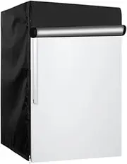Refrigerator Dust Cover - Zipper Waterproof Upright Freezer Cover | Oxford Fabric Zipper Freezer Protector, Fridge Protective Supplies, Refrigerator Accessories With Handle For Home
