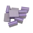 50pcs / Bag Nail File Vibrant Color Multi-function Mini Nail Buffer Block Diy