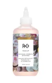 R+Co Teacup Peacholine + Kombucha Detox Rinse 177ml 6oz NEW FAST SHIP