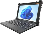 MobileDemand Flex 10B Rugged Touchscreen Tablet w/Keyboard | Ultra Lightweight | 10.1-in Display | Windows 10 Pro | MIL-STD-810G |3000mAh Battery| Quad Core for Enterprise Mobile Field Work