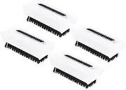 SEWOART Handwashing Nail Cleaning Brush 4pcs Abs Nail Brush Set Soft Double-Sided Non-Slip Heat Resistant Suitable for Salon Home Travel
