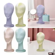 Mannequin Head Hat Display Stand Tabletop Display Styling Portable Hat Storage