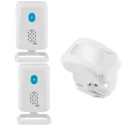 Wireless PIR Motion Sensor Detector Security Alarm Chime Alert IP64 Waterproof