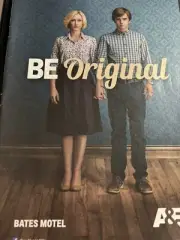 2015 Print Ad For Bates Motel On A&E Freddie Highmore Vera Farmiga
