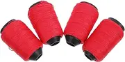 Nylon String for Outdoor Use 4 Rolls of Strong Twine for Gardening Construction Masonry DIY Projects