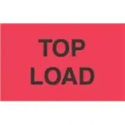 1000 - #DL2661 3x5" Top Load Label (Flourescent Red/Black)
