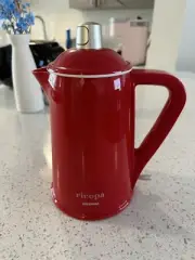 IRIS OHYAMA Electric Kettle 600ml IKE-R800 Red Japan NEW