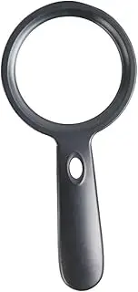 WEKAMOS Magnifying Glass with LED Lights Handheld Magnifier for Seniors Textured Non Slip Grip for Jewelry Repair and Nighttime Reading Illuminated Lens for Hobbies and Close Work