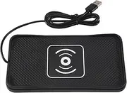 Peakloong Car Wireless Charging Pad, 15W Fast Wireless Charger Phone Charger Pad for Android Phone Phone Charging Mat