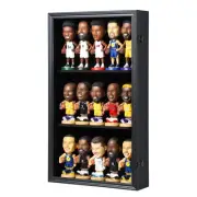 Case Action Figure Display Case Bobble Head Shadow Box Wall Cabinet for 15 Figur