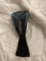 Tour Edge Bazooka 370 Driver Golf Head Cover Black Blue Clean