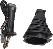 Rynplex 3 Buttons Excavator Joystick Assy Handle with Dust Cover, for Doosan DX150 215 225 300 370-9C Left Excavator Joystick