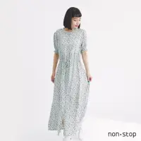 在飛比找momo購物網優惠-【non-stop】浪漫花卉綁帶洋裝-1色