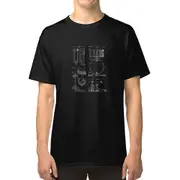 Drummer Gift Vintage Patent Print Drum Set T-shirt
