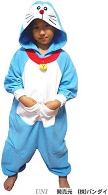 SAZAC Fleece Kigurumi Doraemon Children's 110 Costume Anime Character Gift Japan
