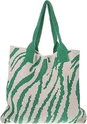 [GLSTOY] Knitted Bags Mesh Bags Tote Bag Aesthetic Knit Bag Woven Bags for Women Crochet Beach Bag Tote Woven Tote Bag Mesh Tote Bag for Beach Crochet Tote Bag Summer Beach Bag Tote Bags