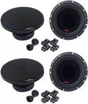 2 Sets Cerwin Vega Mobile H765C HED Series 6.5" 360-Watt Component Speaker Syste