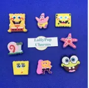 Sponge Ocean Bob Shoe Charm Set