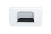Dynalink White Reverse Shovel Nose Wallplate
