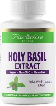 Holy Basil 12:1 2% Ursolic Acid Vegetarian Capsules, 60 Count