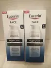 Eucerin Face Immersive Hydration Night Cream 2.5oz Hyaluronic Acid (2PK BUNDLE)