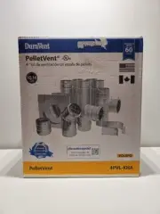 DuraVent PelletVent 4" Pellet Stove Venting Kit 4PVL-KHA - SEALED